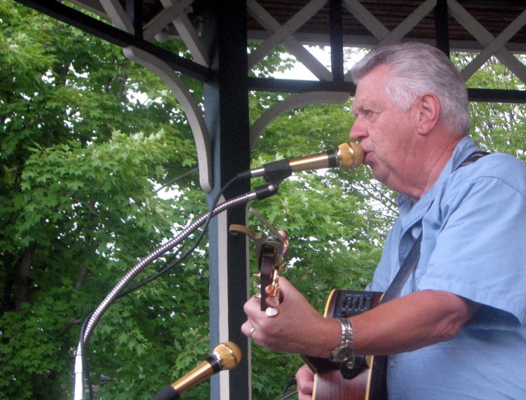 Larry Mercey in Gore Park, 2010